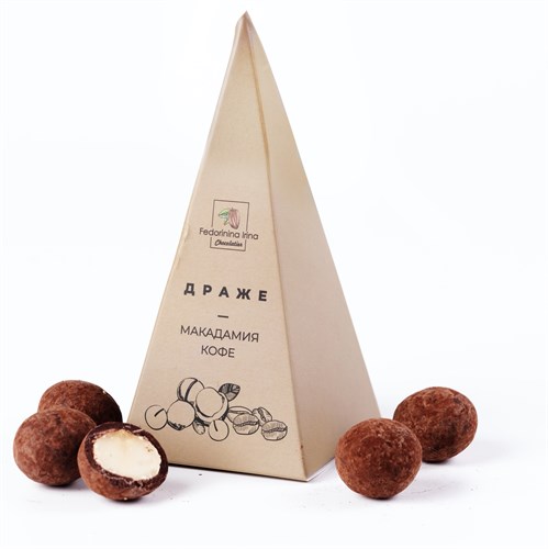 Драже макадамия • кофе 60г ручной работы ArtChoco