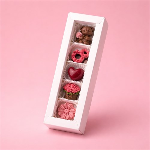 Набор из 5 шоколадных фигурок ручной работы ArtChoco