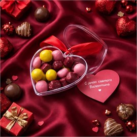 {{photo.Alt || photo.Description || 'Драже микс 3 нуги в форме сердце 60г'}}